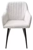фото 6 Стул BRANDY WZ2042-02 светло-бежевый фактурный велюр / черный каркас М-City на profcook.ru