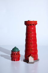 Керамический маяк-подсвечник Колка, 34 см, Литва