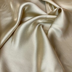 Ткань тафта шелковая золотой цвет 1164