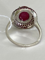 Корунд  (кольцо из серебра)