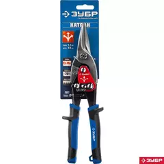 ЗУБР 250 мм, прямые ножницы по металлу,Профессионал(23130-S)