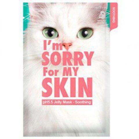 [I`M SORRY FOR MY SKIN]  Тканевая маска для лица УСПОКАИВАЮЩАЯ I'm Sorry for My Skin pH5.5 Jelly Mask Soothing, 1 шт*33 мл