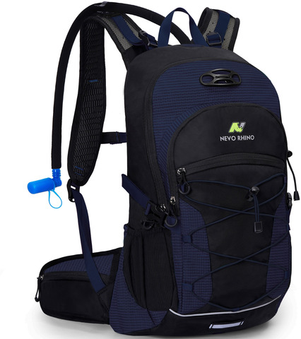 Картинка рюкзак туристический Nevo Rhino 9119-NW Dark Blue - 11