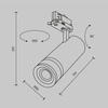 Трековый светильник Maytoni Focus zoom TR198-3-20W2.7K-Z-B