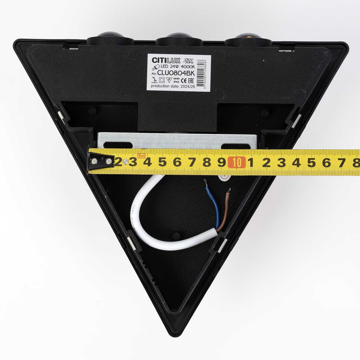 Уличный настенный светодиодный светильник Citilux Domus CLU0804BK