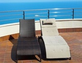 Лежак плетеный Besta Fiesta Monaco brown