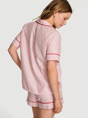 ФЛАНЕЛЕВАЯ ПИЖАМА С ШОРТАМИ