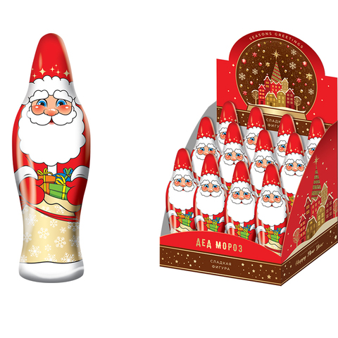 КОНФИТРЕЙД Сладкая фигурка Дед мороз 1кор*6бл*12шт, 60гр