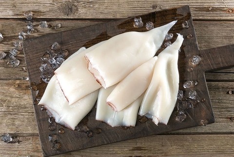 Кальмар очищенный, блок 5кг
