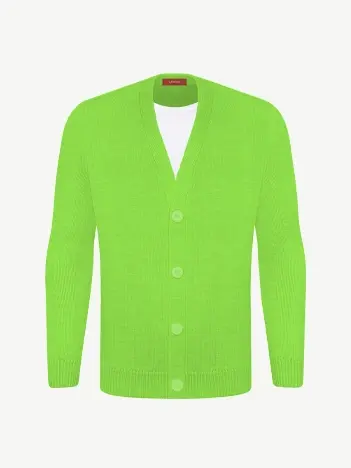 Кардиган с пуговицами из шелка