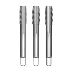 Метчик М 2,0х0,4 (Комплект 3шт) CSN223010 115CrV3 6h(2N) 34мм a=2,0 Bucovice(CzTool) 110020-3