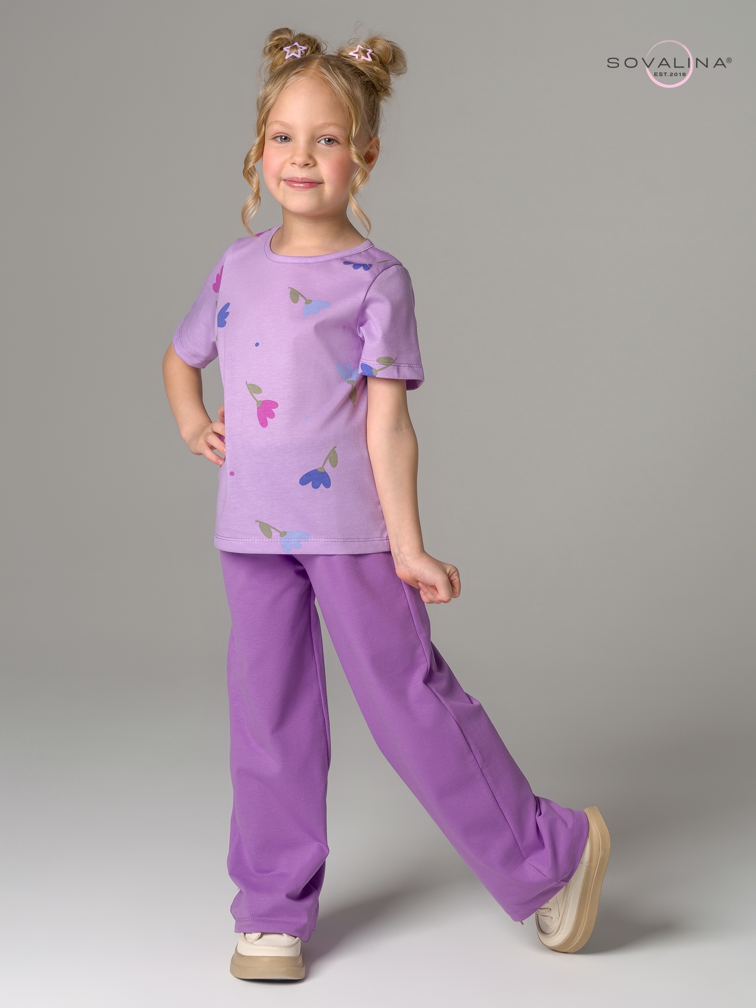 Костюм Лето сиреневый колокольчик-сирень