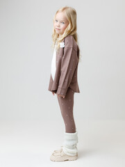 брюки  для девочки  КР 4074/капучино 1312 Н087 к662