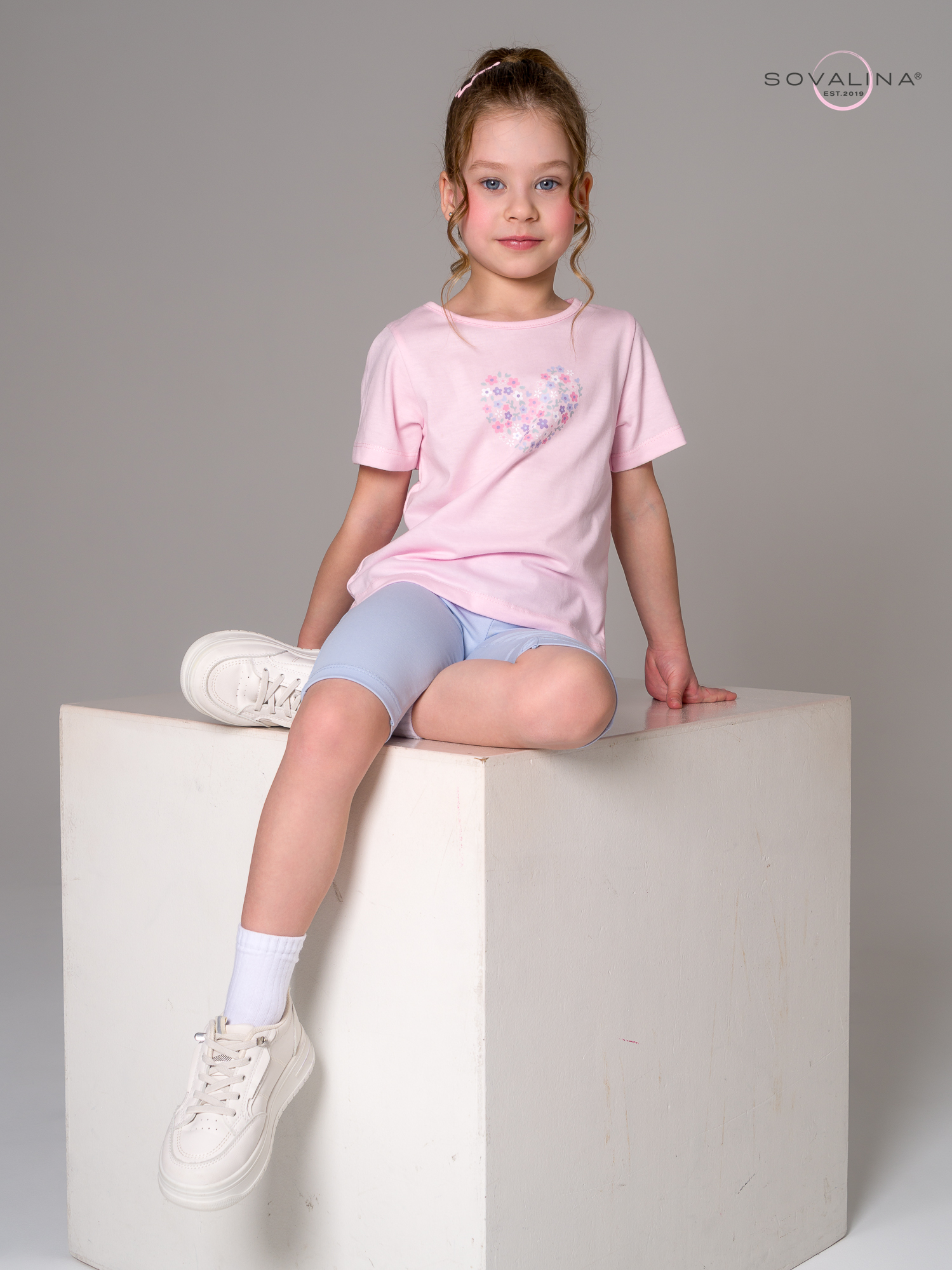 Костюм Актив розовый-голубой СЦ