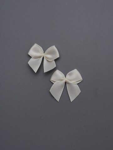 Бантик пришивной декоративный шампань 2,5 см