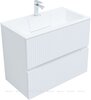Aquanet 332529 Тумба с раковиной Джейн 80 цв.белый матовый (раковина Фортуна) (332529)