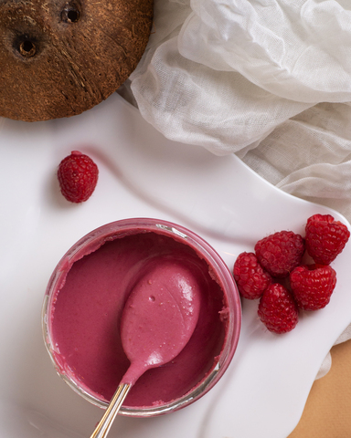 Кокосовая паста c малиной урбеч 500 г