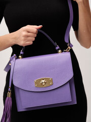 Сумка Azaro 30694 фиолетовый цветок