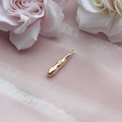 УЦЕНКА!!! Подвеска Капля 22*4 мм, позолота, У010