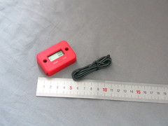 Счётчик моточасов красный