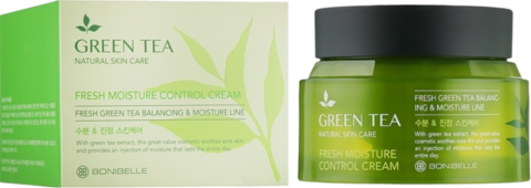 Enough Green tea fresh moisture control Cream Крем для лица для чувствительной кожи с экстрактом чайного дерева