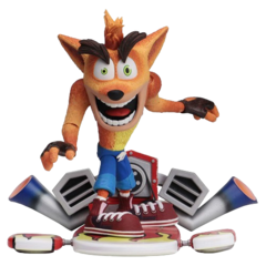 Фигурка Neca Crash Bandicoot Action Figure Deluxe Hoverboard Crash