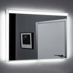 Aquanet 249355 Зеркало Палермо new 11085 с LED подсветкой, 1100х850x32 мм, сенсорный выключатель (249355) фото