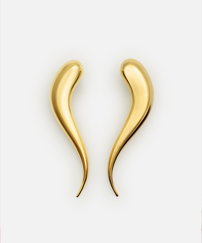 Серьги Nail Twist Gold