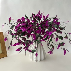 Ампельное растение, зелень искусственная свисающая, сиреневая, 46 см, набор 2 шт.