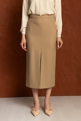 Бежевая юбка миди Тамбовчанка