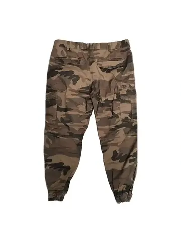 Брюки Admiited & Feeling на резинке (кмф коричневый)