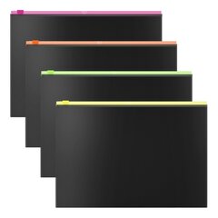 
          ZIP-LOCK пакет на молнии 334*246 мм, Erich Krause, А4, 180 мкм, непрозрачный, ассорти, "Matt Accent"