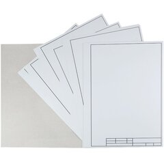 
          Папка для черчения А4 20л., Проф-Пресс, с вертикальной рамкой, цветная обложка, 160г/м2, "Чертеж механизма - 3"