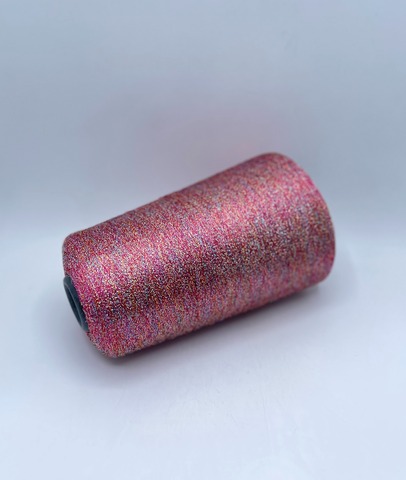 Sinflex,F180, 7500м,60% вискоза,40% люрекс,Розовый мультиколор(f36),36958