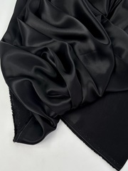 Вискозный атлас, Черный