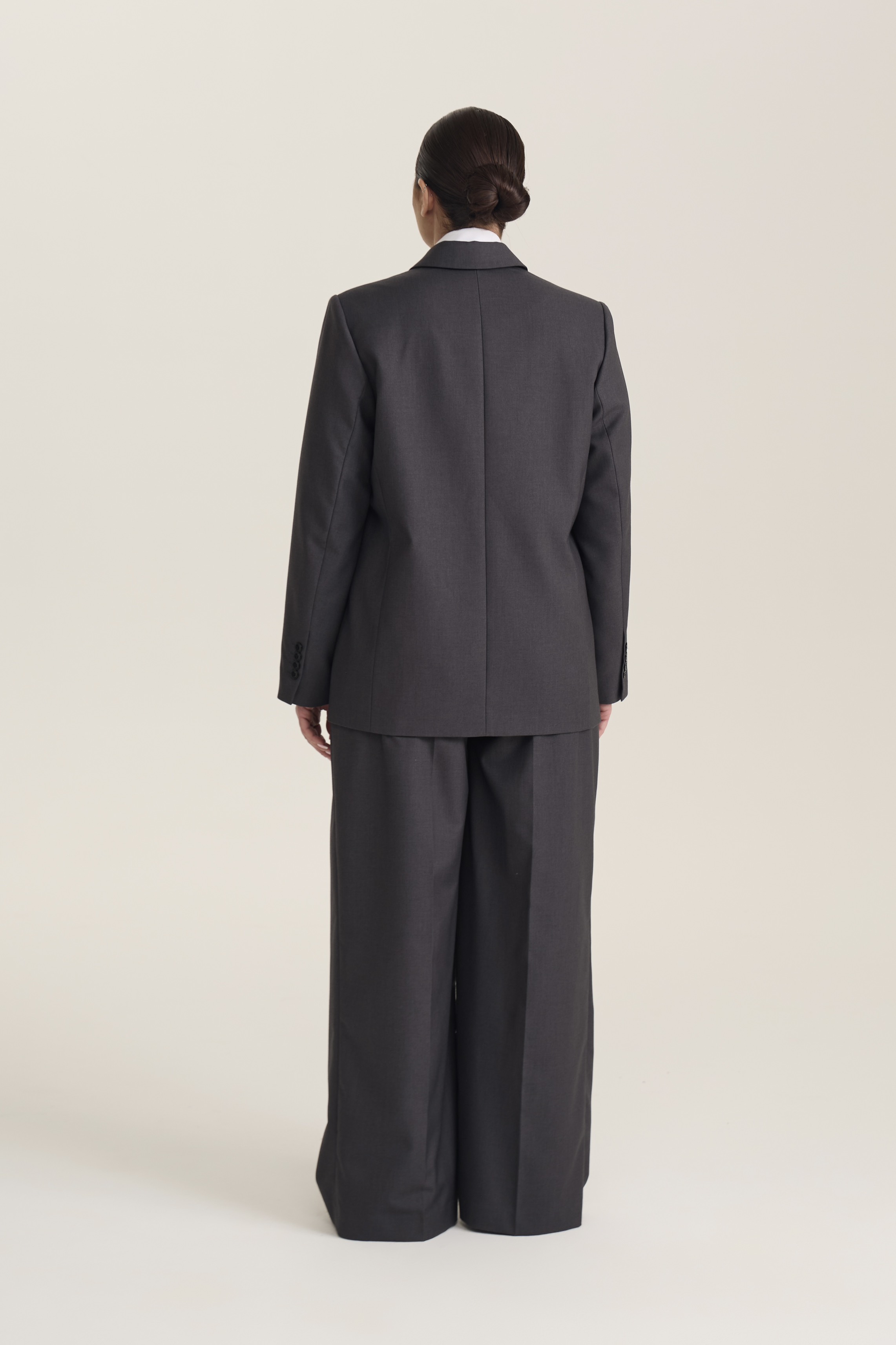 Брюки со стрелками, темно-серый