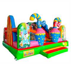 Коммерческий надувной батут «Зайка Степашка 2» 5*5*2,8 м