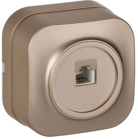 GLORY Роз. телефонная RJ11 о/у РТ20-ХШм шамп. м. IEK