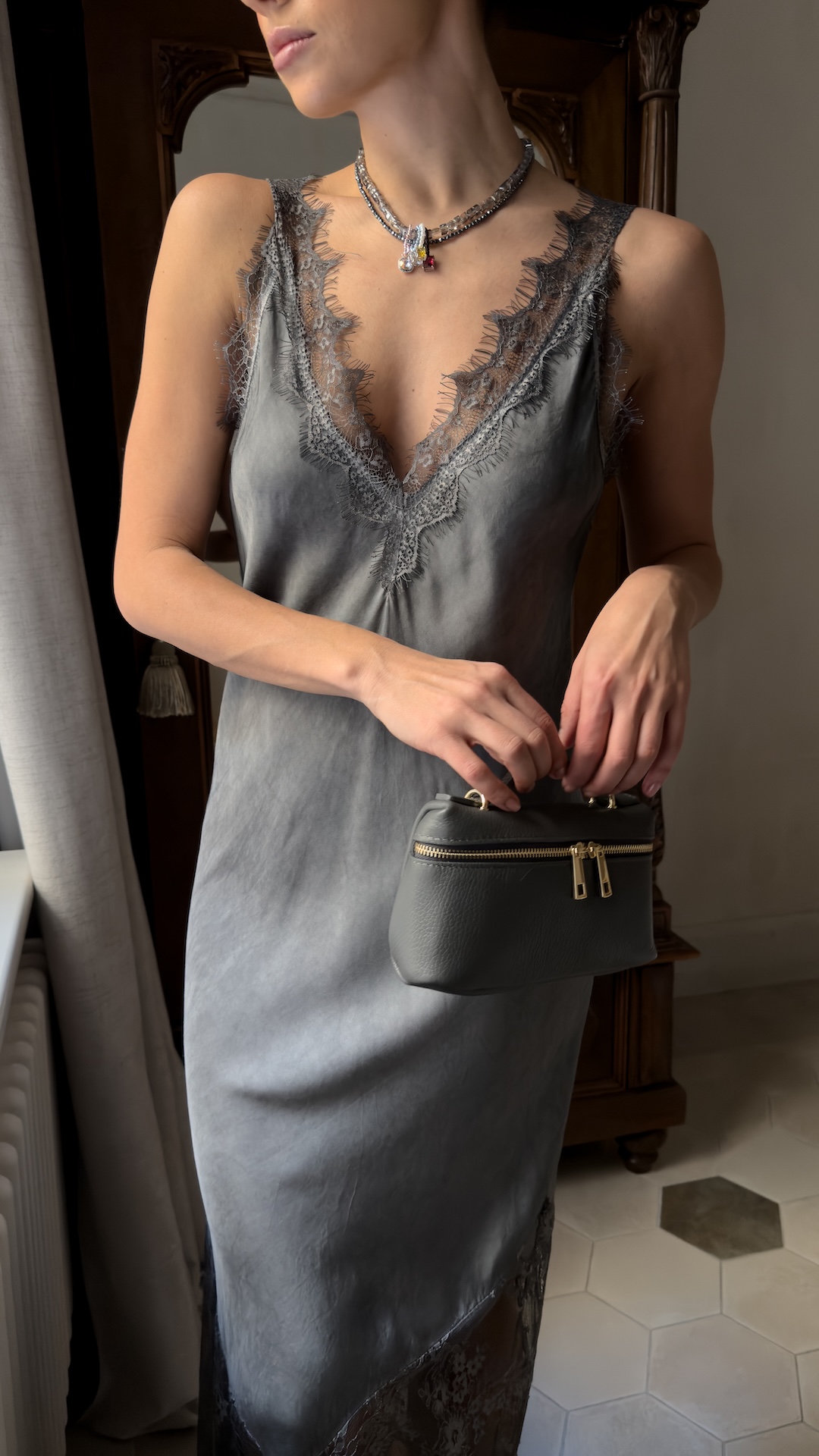 Сумка из натуральной зернистой кожи с молнией small size ПРЕМИУМ КАЧЕСТВА