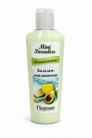 Floresan MINI PARADISE Бальзам-кондиционер для волос НЕЖНЫЙ АВОКАДО 80мл (Ф-844)