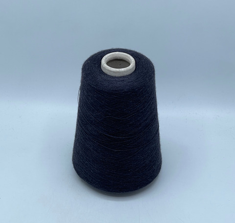 Loro Piana, Roual, 2/58 2900м/100гр, 70% кашемир, 30% шелк, Антрацитово-синий(718), 40918