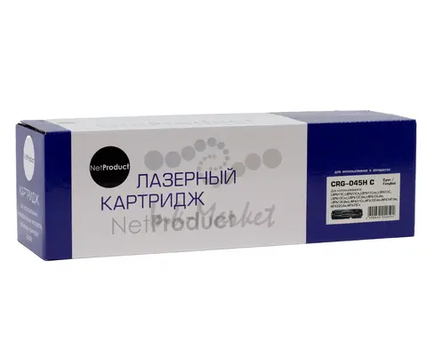 Картридж NetProduct (N-№045H C) для Canon LBP-611/613/MF631/633/635, C, 2,2K