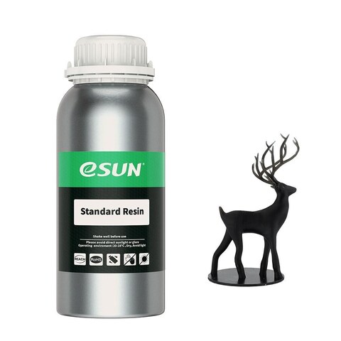 Фотополимерная смола eSUN Standard Resin for LCD, 1 кг, чёрный, STANDARDRESIN-B
