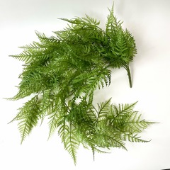 №2 Ампельное растение, искусственная зелень - папоротник свисающий, зеленый, 88 см.