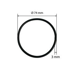Пробка заливная (крышка) UNITED PARTS d74мм, М74х3мм для садовых насосов и насосных станций 1100/1300 Вт (90-1332)