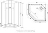 Timo Premium ILMA709 Душевая кабина 90*90*222