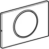 Смывная клавиша Geberit Sigma10, смыв/стоп: матовый хром лакированный, с легкоочищаемой поверхностью, глянцевый хром