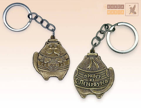 брелок Кот Питерский - Боец