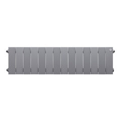 Royal Thermo PianoForte 200 Silver Satin, 14 секций - радиатор с подключением нижним правым
