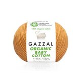 Пряжа Gazzal Organic Baby Cotton 443 горчица
